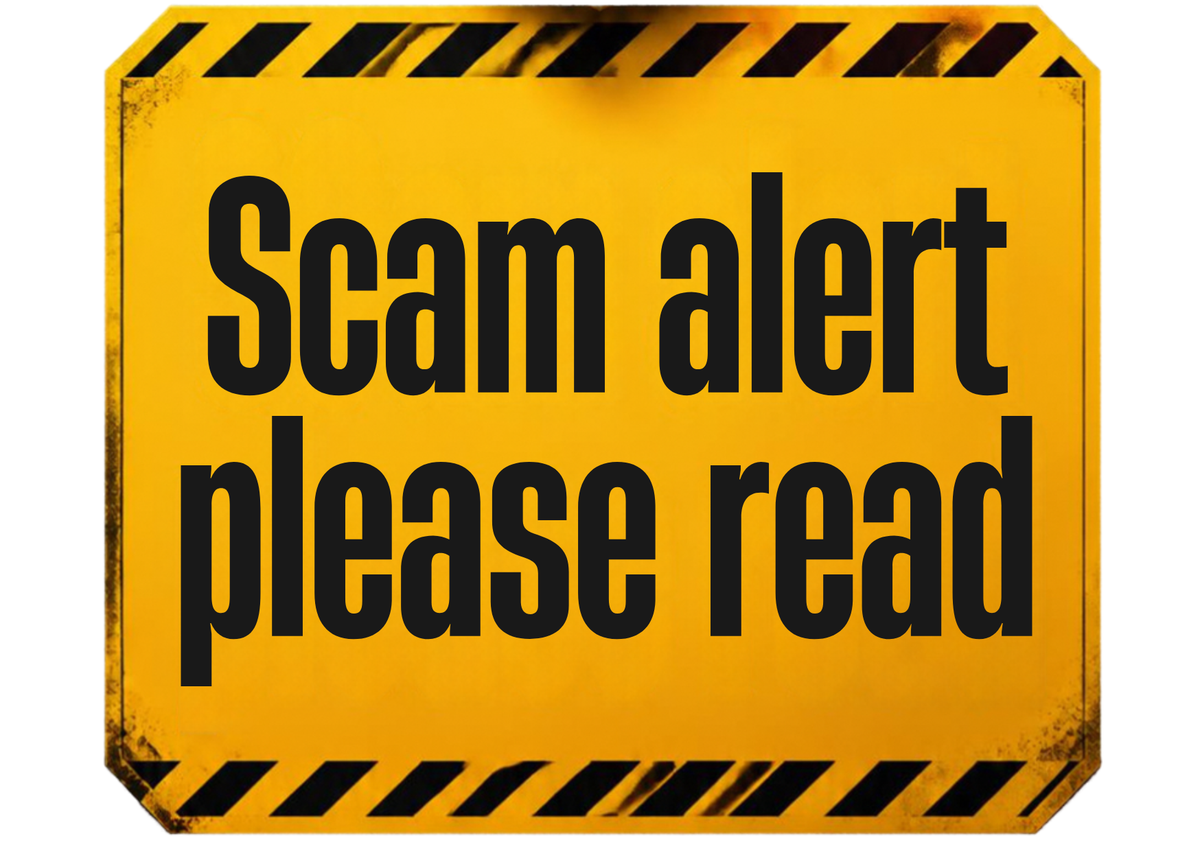 Fraud Alert: Please read