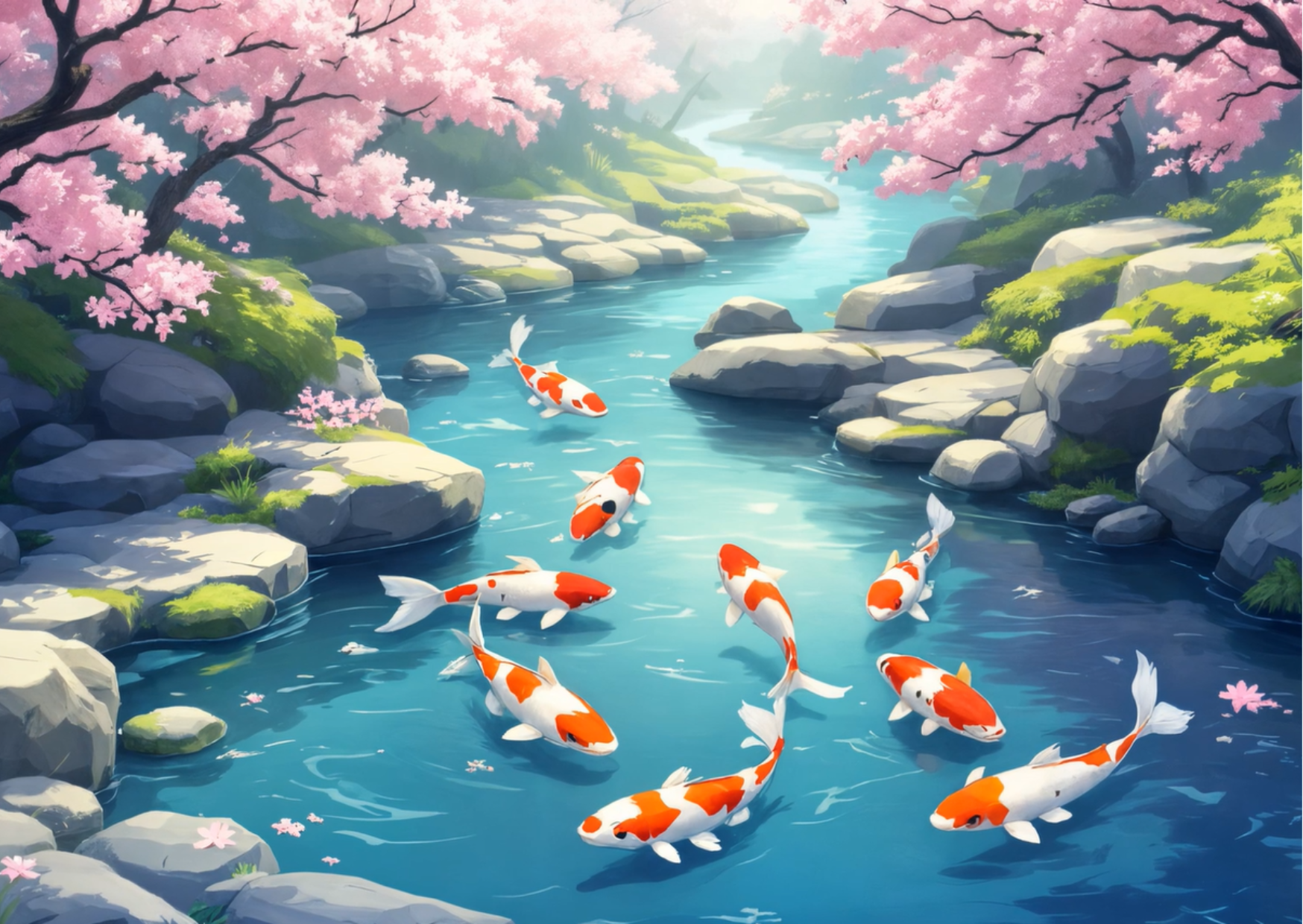 Fantasy Fish AI: Koi's Epic Journey to Dragon's Gate