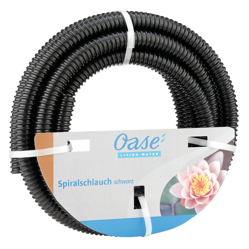 Black Flexible Spiral Hose for use with fish Ponds - Elite Koi