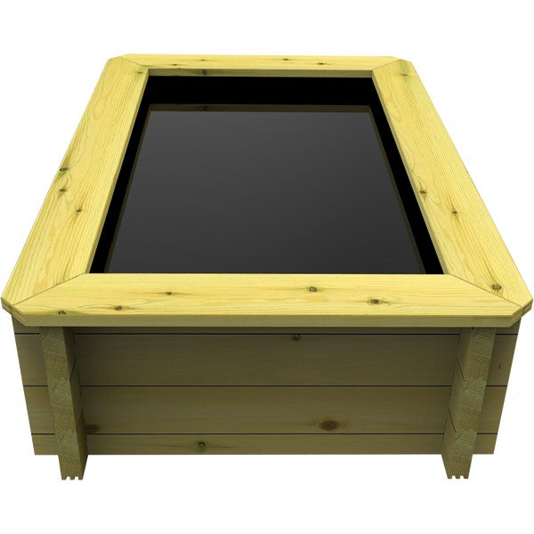 The Garden Timber Company Wooden Fish Ponds 1.5x1m 429mm Height 360L