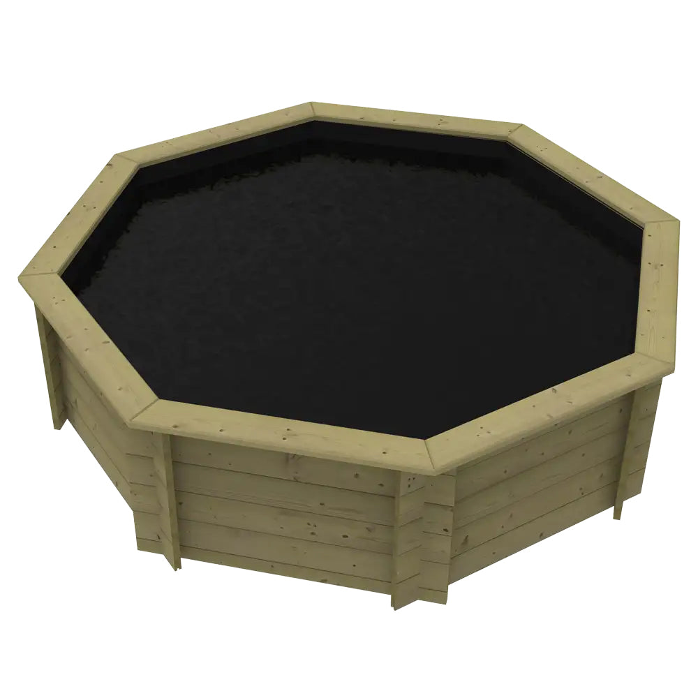 The Garden Timber Company Wooden Fish Ponds 8ft Octagonal 697mm Height 2606L