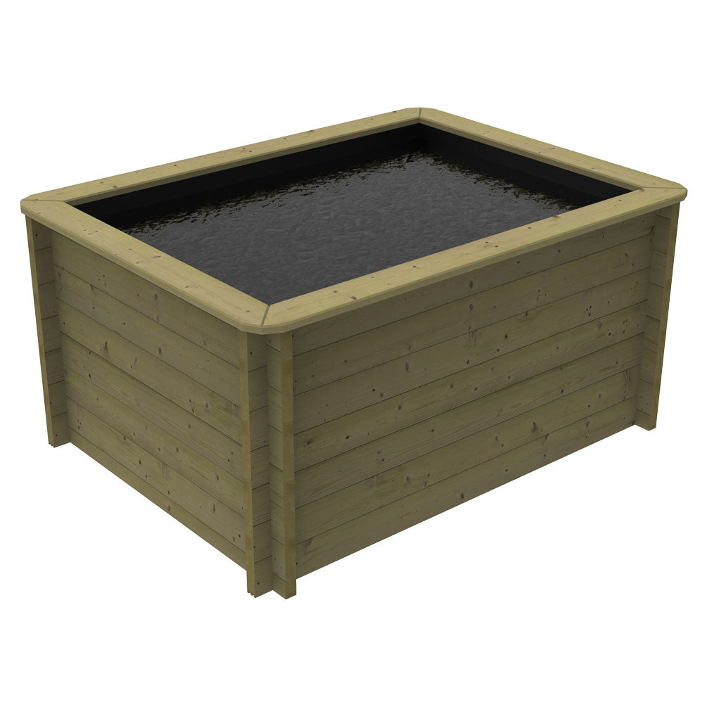 The Garden Timber Company Wooden Fish Ponds 2x1.5m 965mm Height 1959L