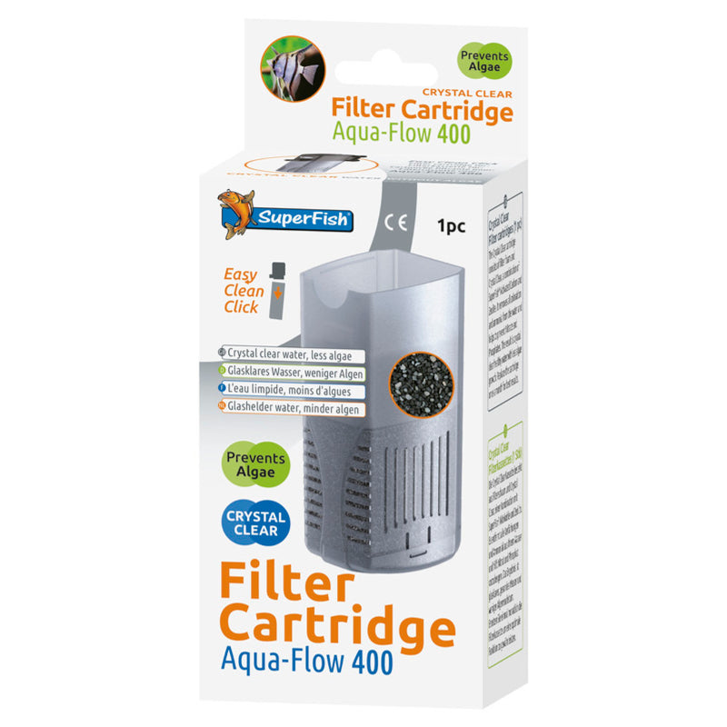 SuperFish Aqua-Flow 400 Crystal Clear Cartridges (1pc)