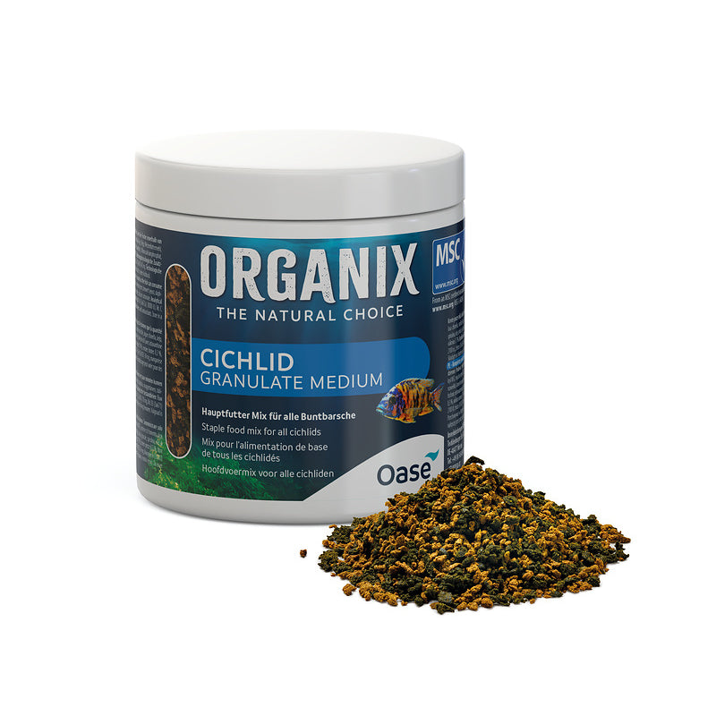 Oase ORGANIX Cichlid Granulate Granules Fish Food Medium 250-1000ml