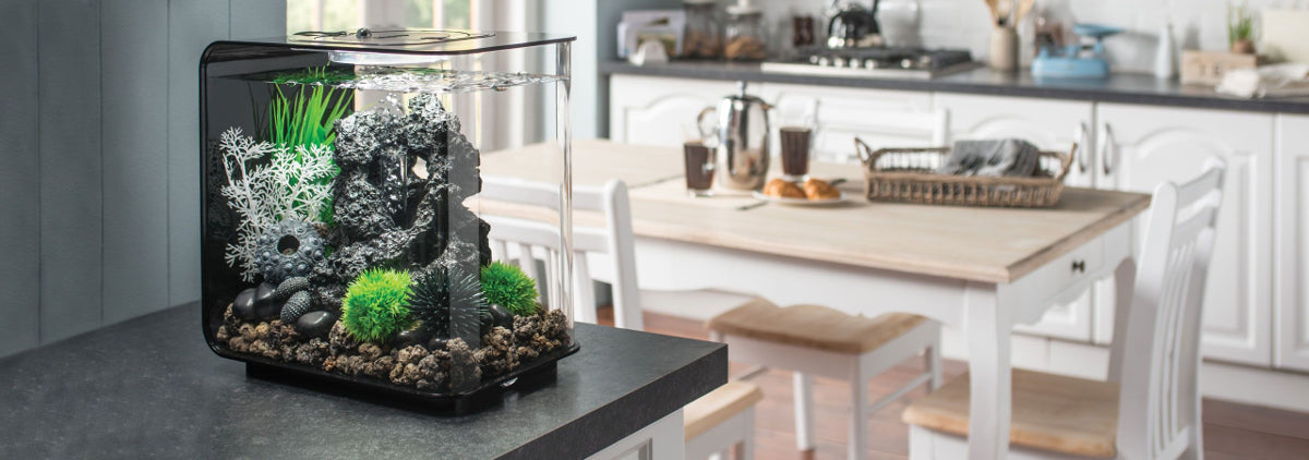 BiOrb Flow 15L Aquarium MCR LED Lighting Black / White