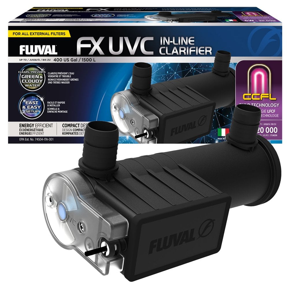 Fluval FX UVC In-Line Clarifier for tanks up to 1500L
