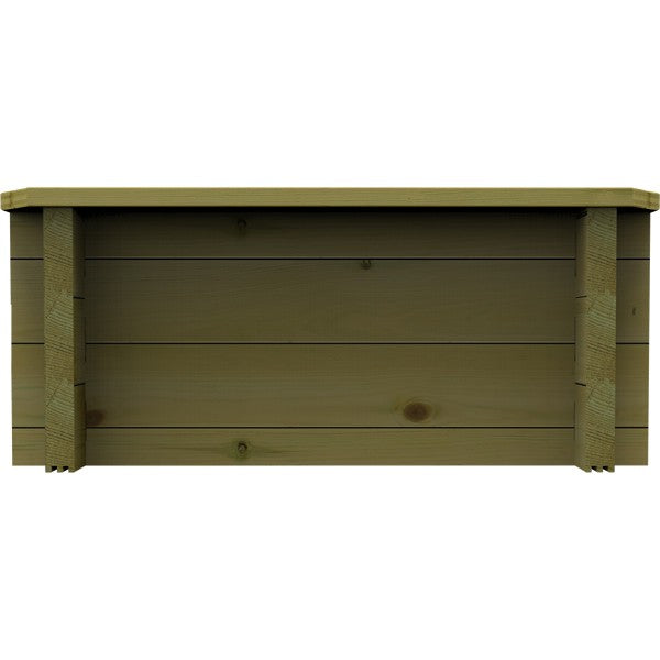 The Garden Timber Company Wooden Fish Ponds 1.5x1m 429mm Height 360L