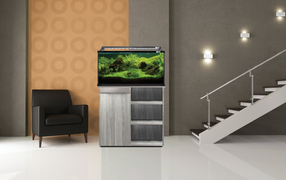 Aqua One Horizon Aquarium Fish Tank & Cabinet 93cm 130L