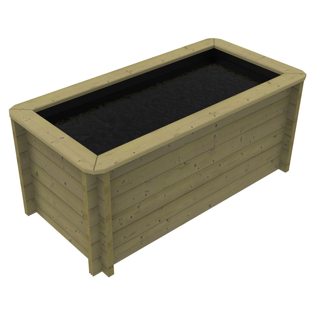 The Garden Timber Company Wooden Fish Ponds 2x1m 831mm Height 1001L