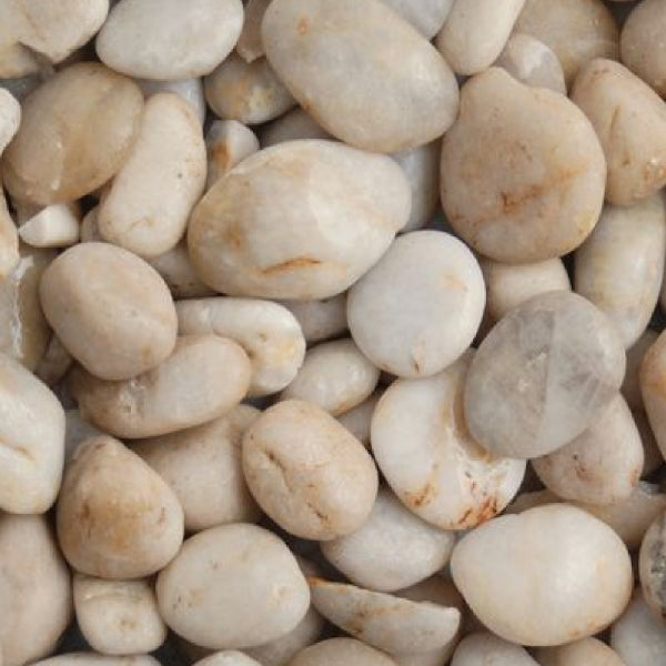 Eastern Connections Polished River Pebbles White 5-8cm 15kg