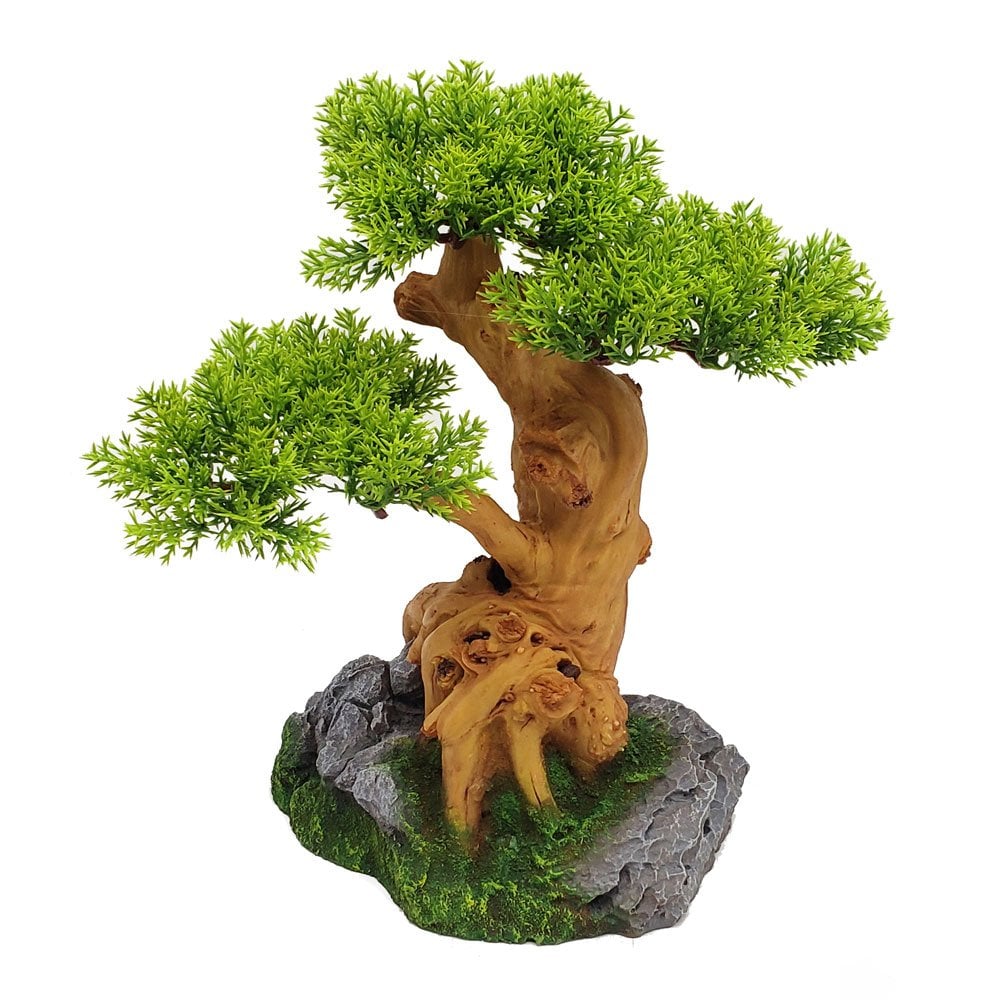 Aqua One Bonsai Tree on Rock 22cm