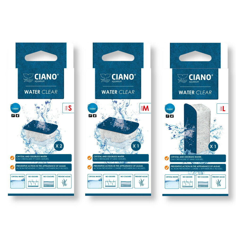 Ciano WATER CLEAR Filter Media Cartridges 4 Sizes