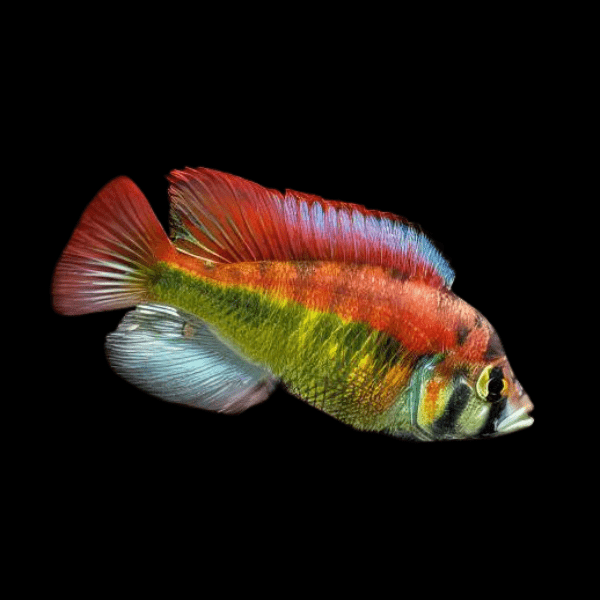 Albert's Yellow Belly Hap Cichlid Astatotilapia Aeneocolor 5cm - Real Aquatics