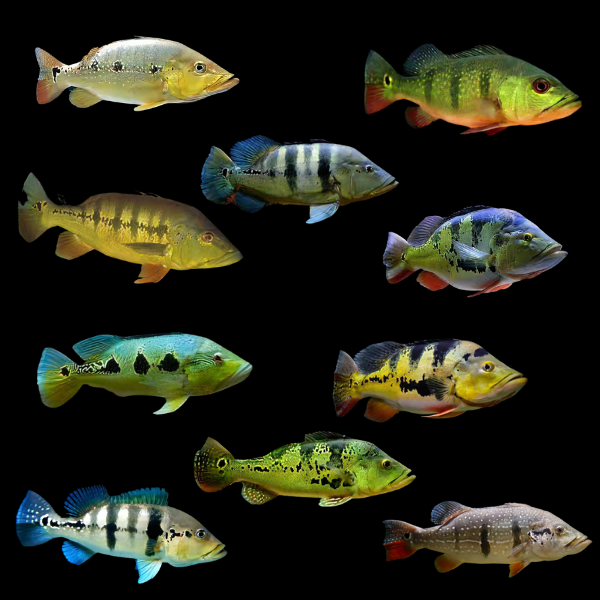 Assorted Peacock Bass - Cichla 5cm - Real Aquatics