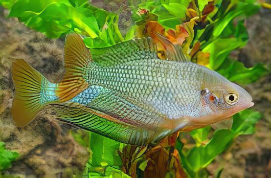 Austrailian Murray River Rainbow Fish Melanotaenia Fluviatilis 5cm - Real Aquatics