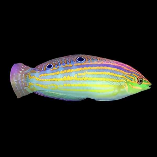 Cosmos Wrasse Halichoeres Cosmetus - Real Aquatics
