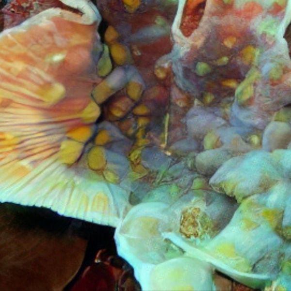 Eyed Cup Hard Coral Mycedium Sp - Real Aquatics