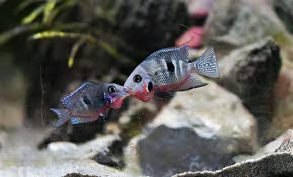 Firemouth Cichlid Thorichthys Meeki 4cm - Real Aquatics