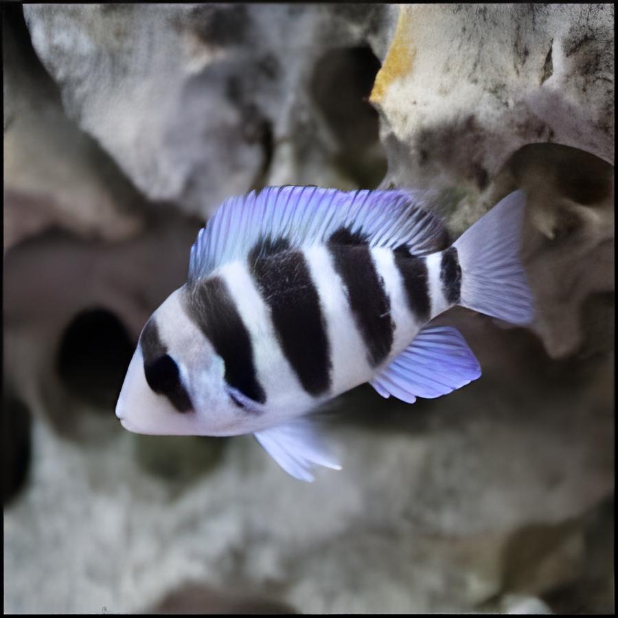 Cyphotilapia Frontosa Tanganyika African Cichlid 4cm - Real Aquatics