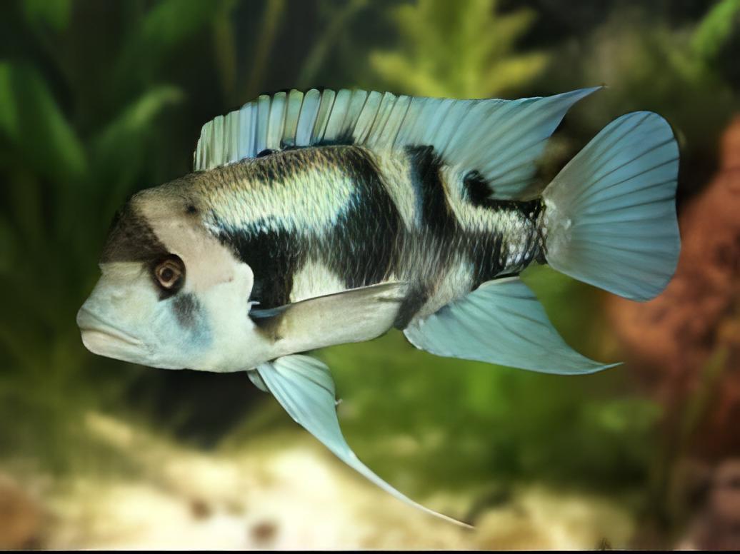 Cyphotilapia Frontosa Black Widow 3cm - Real Aquatics