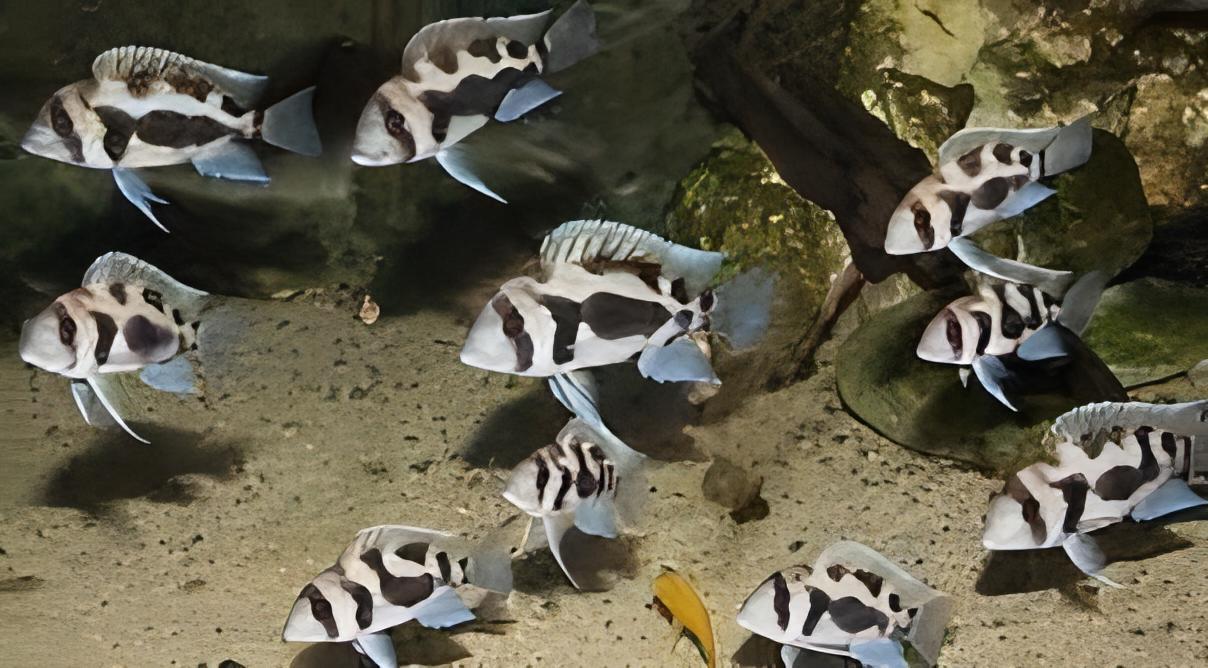 Cyphotilapia Frontosa Black Widow 3cm - Real Aquatics