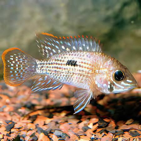 Green Terror Cichlid Andinoacara Rivulatus
