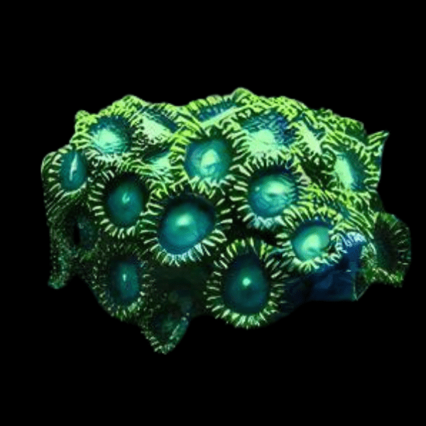 Green Zoa Soft Coral Frag Zoanthus Sp - Real Aquatics