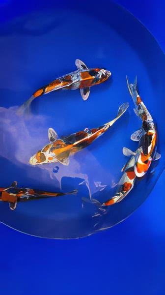 Kin Showa Japanese Koi Carp Cyprinus Carpio - Real Aquatics
