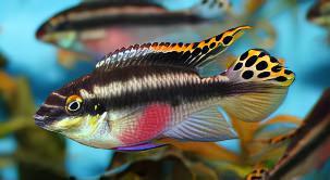 Kribensis Cichlid Pelvicachromis Pulcher 4cm - Real Aquatics