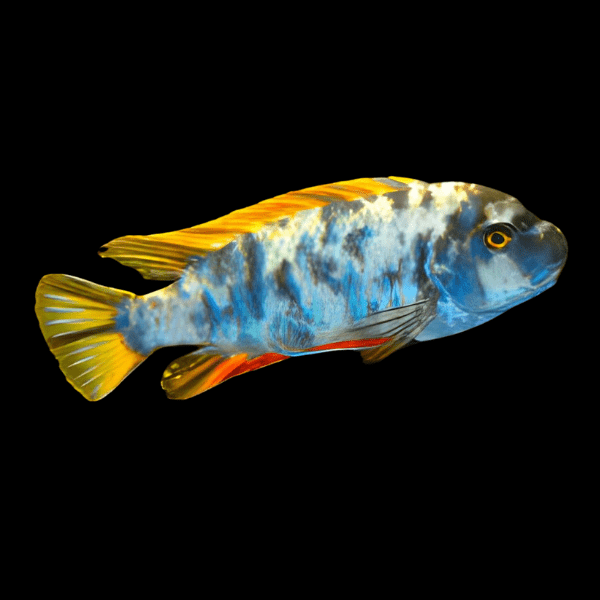 Labidochromis Fuelleborni Orange Blotch Malawi African Cichlid Small 2 Inches - Real Aquatics