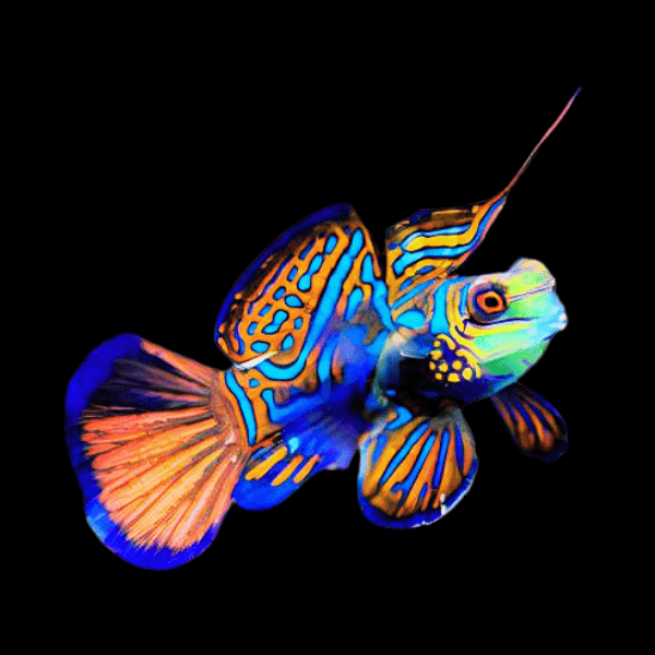 Mandarin Dragonette Synchiropus Splendidus - Real Aquatics