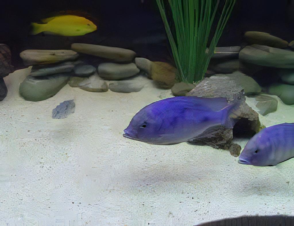 Haplochromis Moorii Blue Dolphin Malawi African Cichlid
