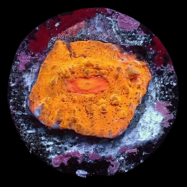 Orange Challice Hard Coral Frag Echinophylia Sp - Real Aquatics