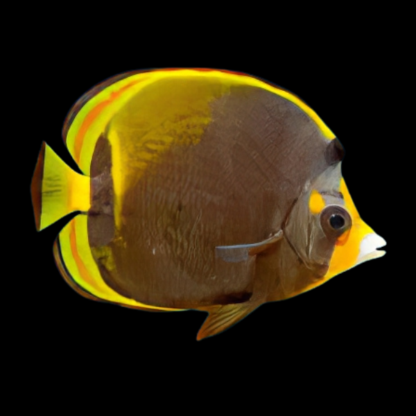 Orange Nose Butterfly Fish Chaetodon Flavirostris - Real Aquatics