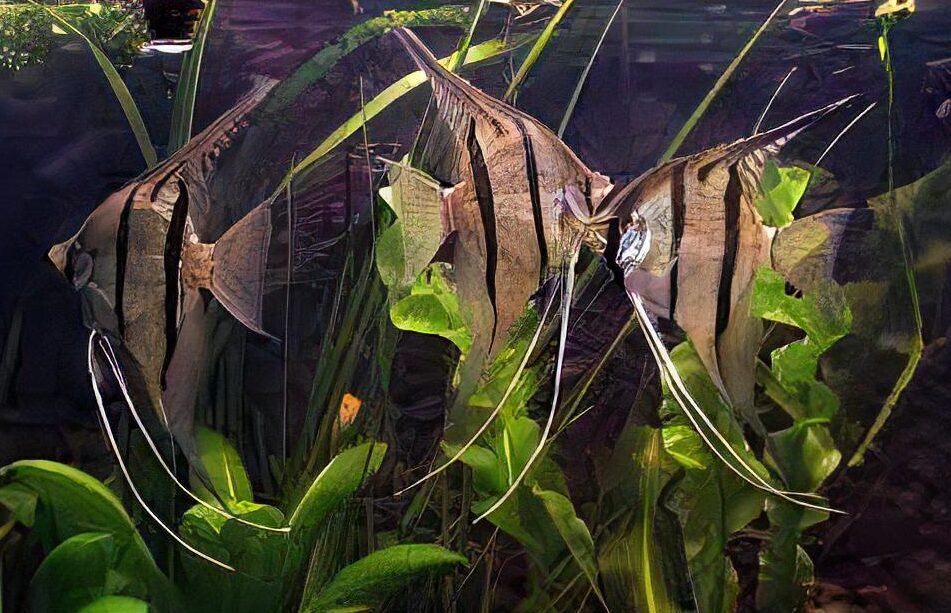 Peruvian Altum Angelfish Pterophyllum Scalare 5cm - Real Aquatics