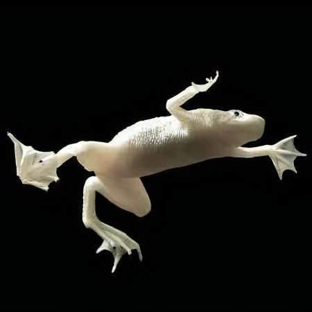 Platinum African Dwarf Frog Hymenochirus Boettgeri 3cm - Real Aquatics