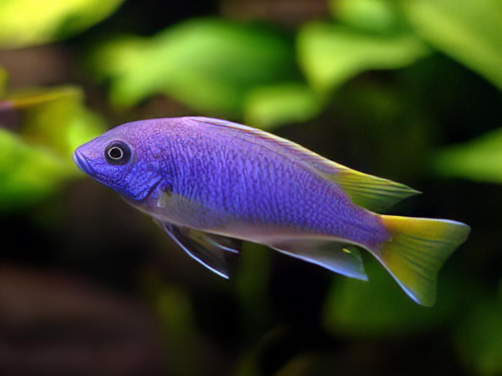Pseudotropheus Acei Yellow Tail Malawi African Cichlid - Real Aquatics