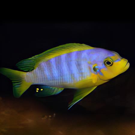 Pseudotropheus Aurora Malawi African Cichlid - Real Aquatics
