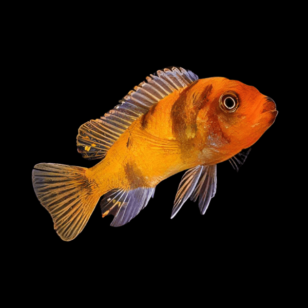 Pseudotropheus Zebra Orange Blotch Malawi African Cichlid - Real Aquatics
