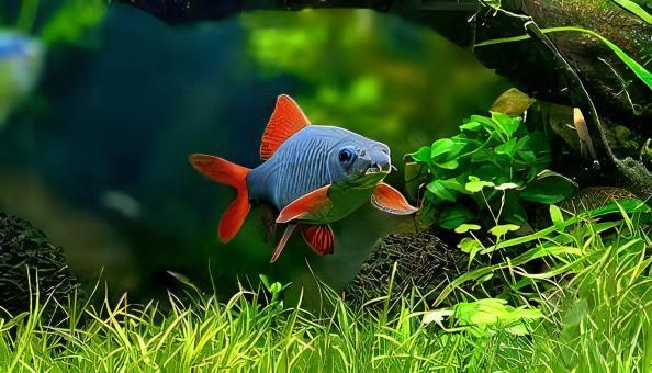 Rainbow Shark Epalzeorhynchos Frenatum 5cm - Real Aquatics