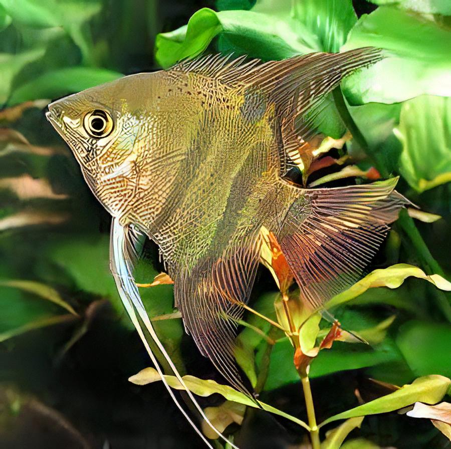 Peru Redspot Leopoldi Angelfish Scalare 6cm - Real Aquatics