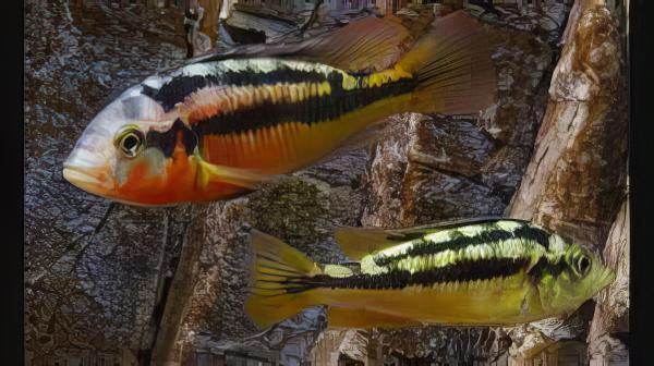 Rock Kribensis Cichlid Paralabidochromis Sauvagei 4cm - Real Aquatics