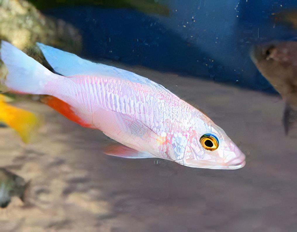 Haplochromis Fryeri Snow White Malawi African Cichlid