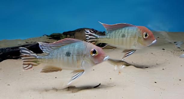 Geophagus Tapajos Hondae Red Head 4cm - Real Aquatics