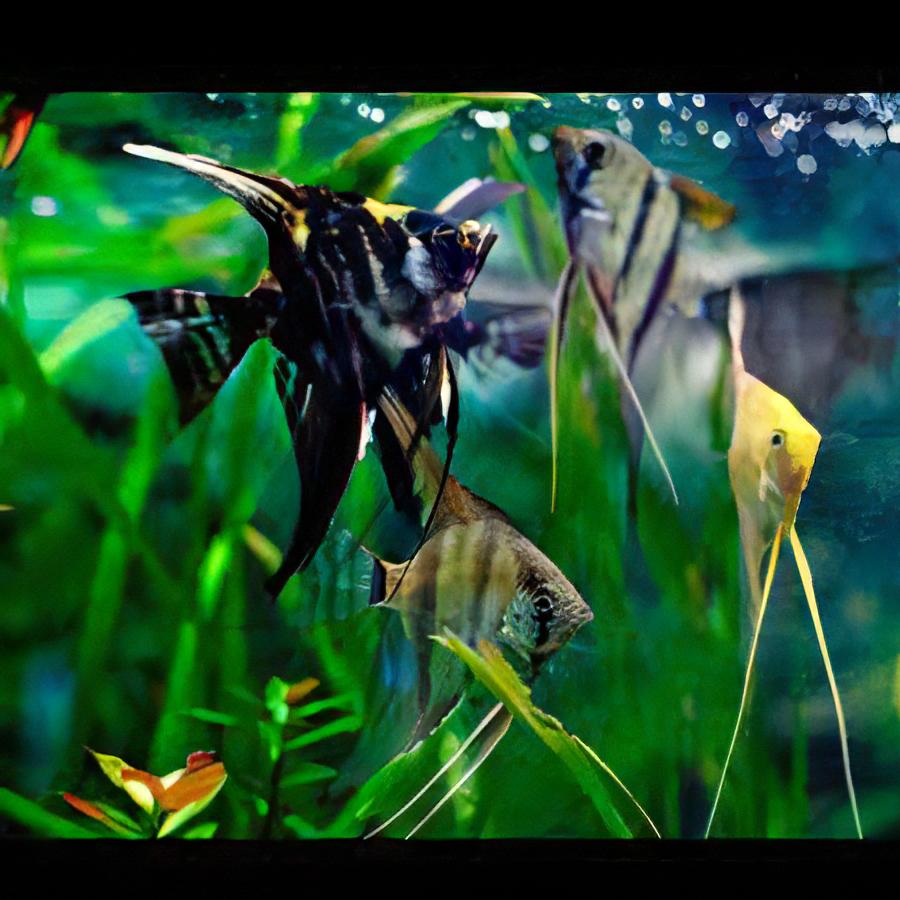 Assorted Angelfish Pterophyllum Scalare