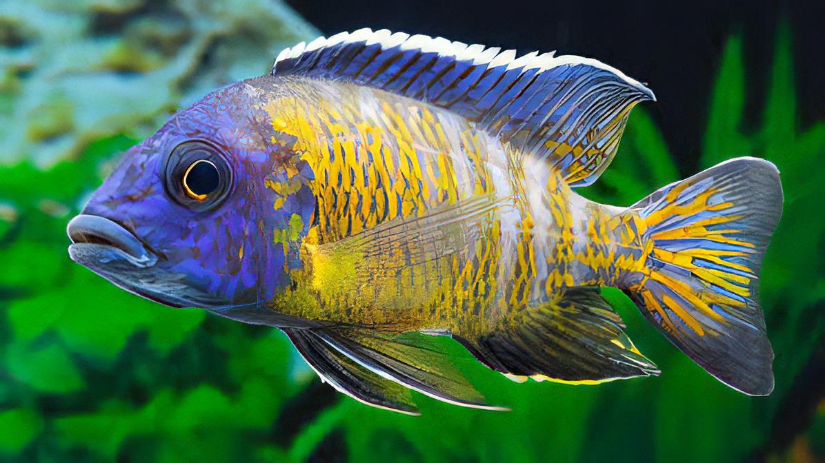 Aulonocara Usisya Neon Blue Peacock Malawi African Cichlid