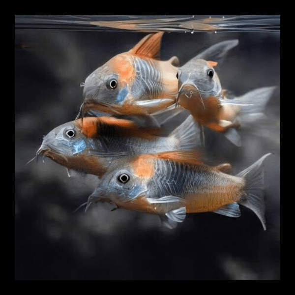 Venezuelan Orange Corydoras Aeneus 3cm Catfish - Real Aquatics