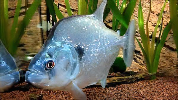 Violet Line Gerys Piranha Serrasalmus Geryi 10cm - Real Aquatics