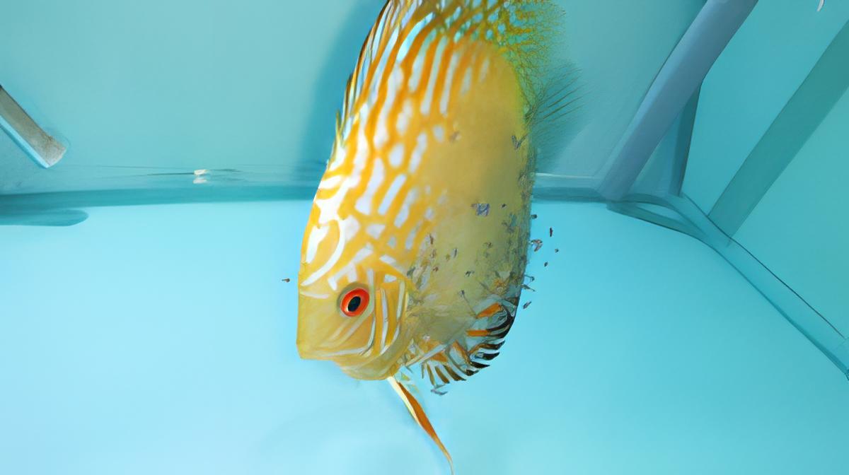 Yellow Crystal Discus - Real Aquatics