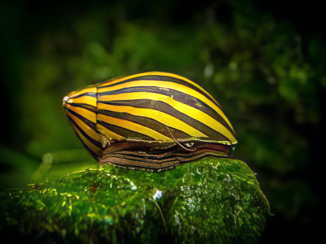 Zebra Snail Neritina Natalensis 2cm - Real Aquatics